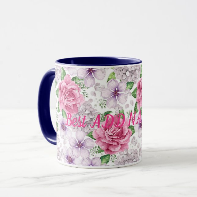 Beste Elegante Moderne Kunst, Dichtung und Musik Tasse (Vorderseite Links)