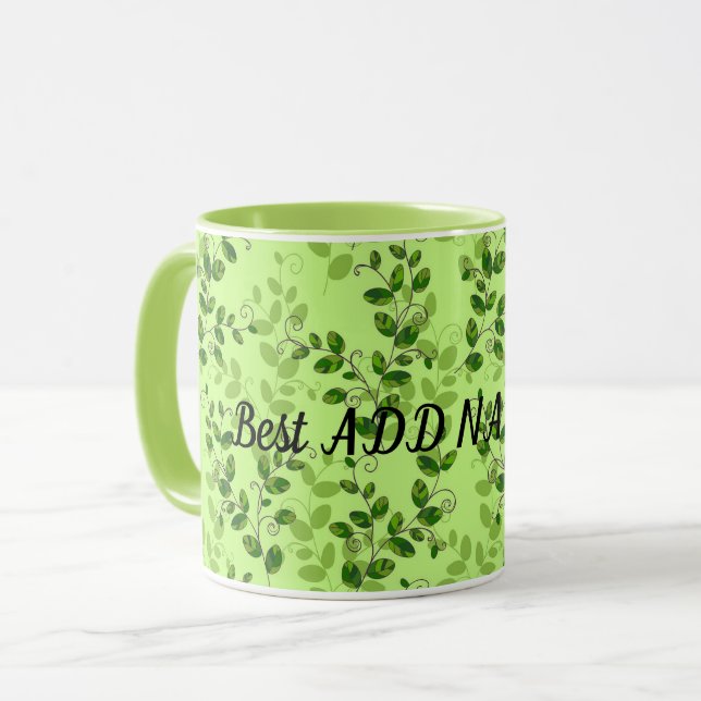 Beste Elegante Moderne Kunst, Dichtung und Musik Tasse (Vorderseite Links)