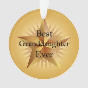 Beste Enkeltochter je Star Ornament