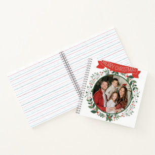 Beste Familie Frohe Weihnachten Spiralblock Notizbuch