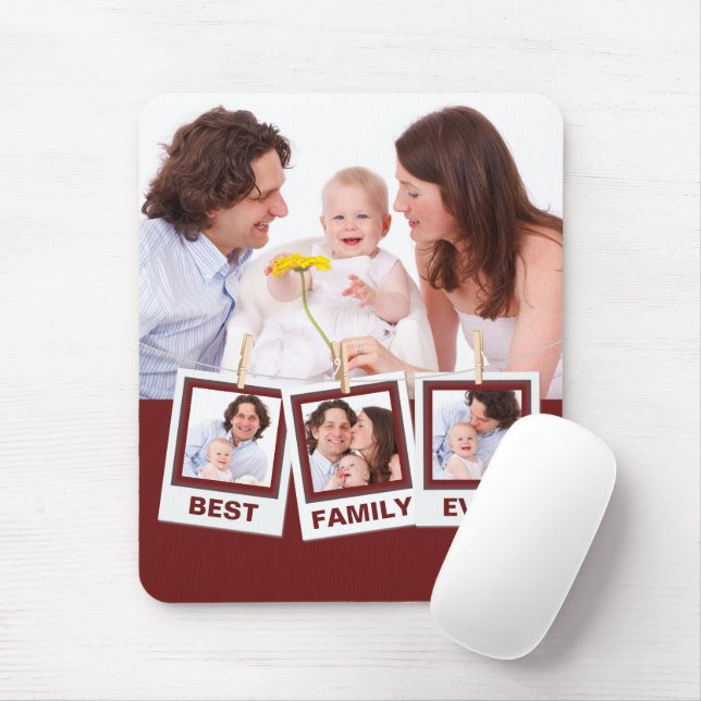 Beste Familie je benutzerdefiniertes Instagramm 4  Mousepad (Mit Mouse)