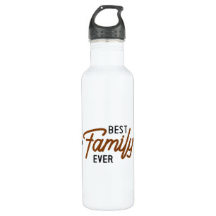 Beste Familie je Edelstahlflasche