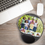 Beste Familie je - FotoCollage mit Zigzag Strip Gel Mousepad<br><div class="desc">Behalt deinen Arbeitsplatz produktiv mit dieser glücklichen Erinnerung deines "Warum"! Die Vorlage für dieses Gel Mousepad ist für Sie bereit, 5 Ihrer Lieblings-Fotos mit Set hinzuzufügen. Das Foto wird als Hintergrund verwendet und die restlichen 4 Foto werden in einem Zickzack-Foto am unteren Rand dargestellt. Der Beispieltext lautet "Beste Familie je",...</div>