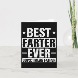 Beste Farter je Oops Ich Gemeine Vater Furz Retro  Karte