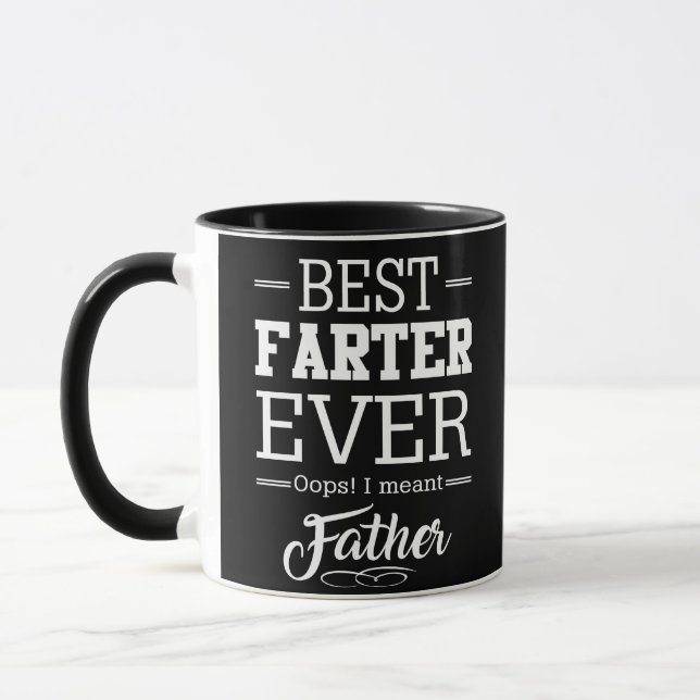 Beste Farter je Oops ich meine Vater Tasse (Links)