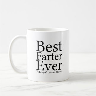 Beste Farter je  | Witziges Zitat mit schwarzem Te Kaffeetasse
