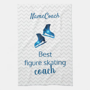 Beste Figur-Skaten-Trainer - Blauer Skate Handtuch