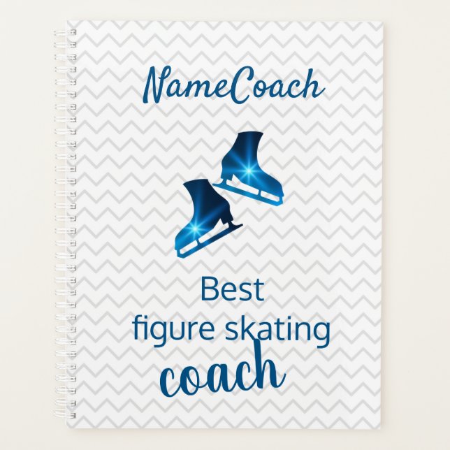 Beste Figur-Skaten-Trainer-Planer - blauer Star Planer (Vorderseite)