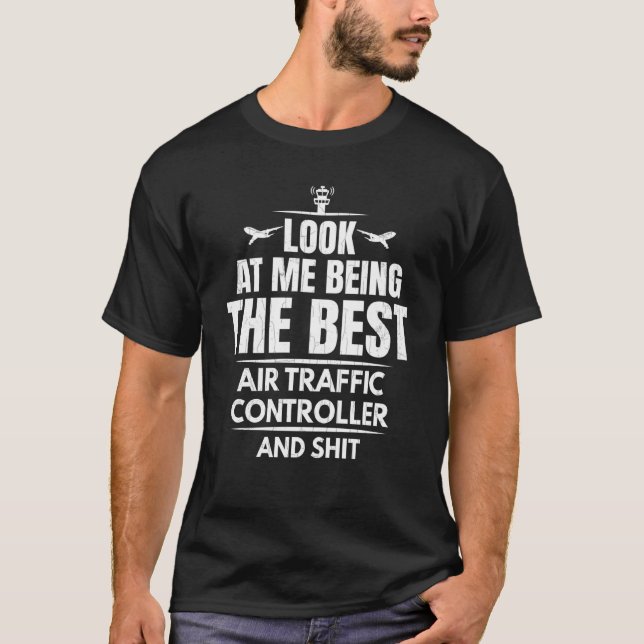 Beste Fluglotsen-Fluggesellschaft T-Shirt (Vorderseite)