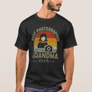 Beste Fotografin Oma je Retro Cool Mütter T-Shirt