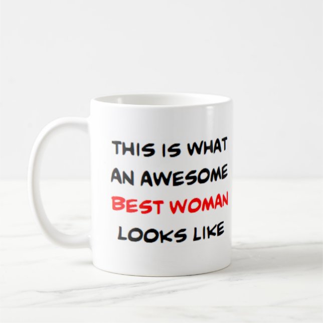 beste Frau, phantastisch Kaffeetasse (Links)