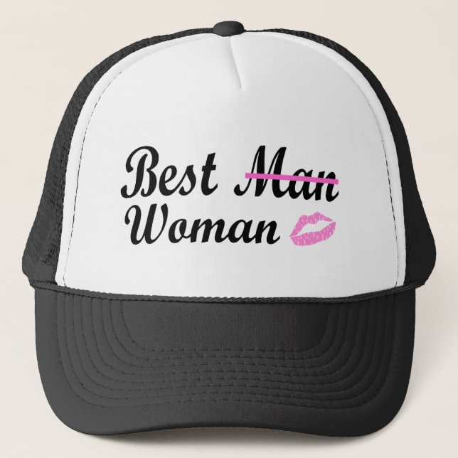 Beste Frau Truckerkappe (Vorderseite)