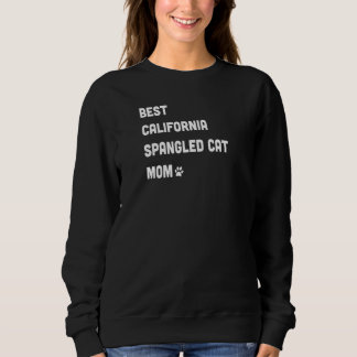 Beste Frauen California Spangled Katzenmutter Sweatshirt