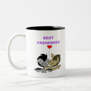 Beste Frenemies-Frenemies-Trisha Paytas-Freunde Zweifarbige Tasse