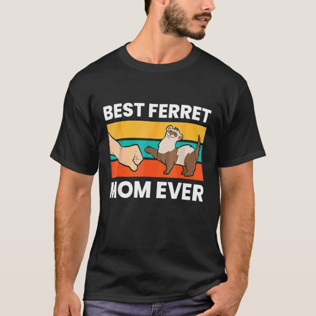 Beste Frettchen-Mutter Allerliebstes Frettchen Per T-Shirt (Vorderseite)