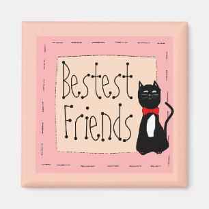 Beste Freund-Katze Magnet
