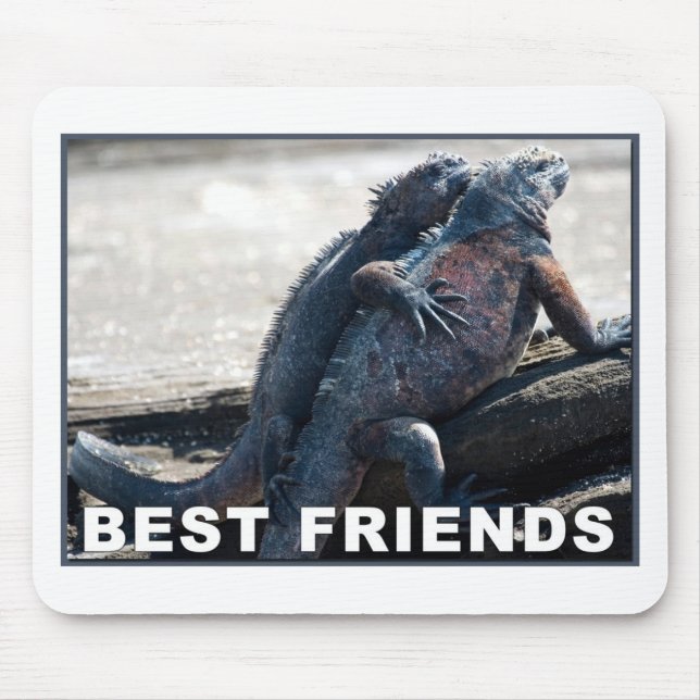 Beste Freund-Mausunterlage Mousepad (Vorne)
