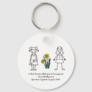 Beste Freund-Sammlung transparent Schlüsselanhänger