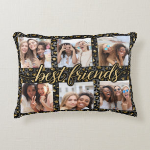 Beste Freunde 6 Foto-Collage-Kissen Dekokissen