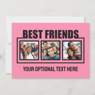 Beste Freunde benutzerdefinierte Fotos, Text & Far