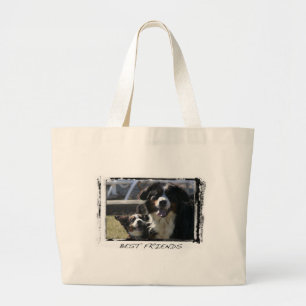 Beste Freunde Bernese Taschen-Tasche Jumbo Stoffbeutel