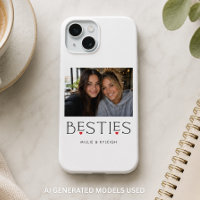 Beste Freunde Bestie Herz-Typografie-Foto