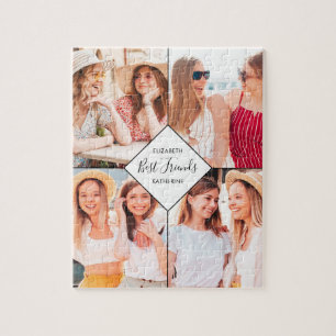 Beste Freunde BFFs Besties Namens-Fotocollage