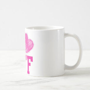 Beste Freunde der BESTEN FREUNDIN für immer!!! Kaffeetasse