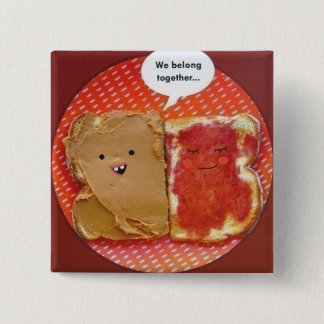 beste Freunde des Erdnussbutter-Gelees Button