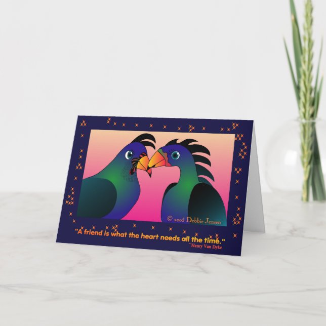 Beste Freunde durch Debbie Jensen Karte (Vorderseite)