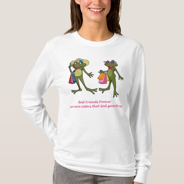Beste Freunde für immer BESTE FREUNDIN T-Shirt (Vorderseite)