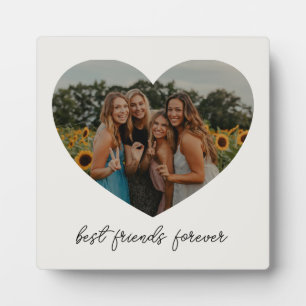 Beste Freunde für immer BFF Benutzerdefiniertes He Fotoplatte