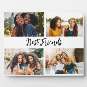 Beste Freunde für immer – Freundschaftsgruppe 8 x Fotoplatte