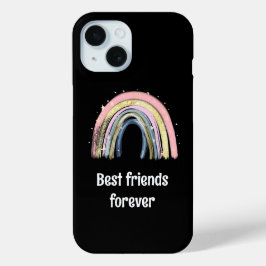 Beste Freunde für immer Gold Regenbogenstars Case-Mate iPhone Hülle