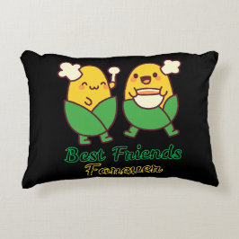 BESTE FREUNDE FÜR IMMER, LUSTIG, GESCHENKE, BESTER DEKOKISSEN