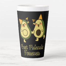 BESTE FREUNDE FÜR IMMER, LUSTIGE AVOCADO, FREUNDES MILCHTASSE