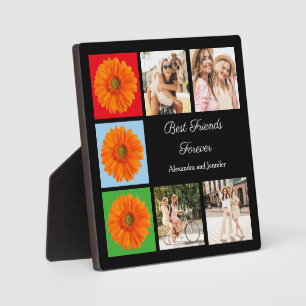 Beste Freunde für immer personalisierte Foto-Colla Fotoplatte