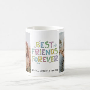 Beste Freunde für immer personalisierter Fotobeche Kaffeetasse