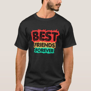 BESTE FREUNDE FÜR IMMER RETRO-FREUNDE, FREUNDSCHAF T-Shirt