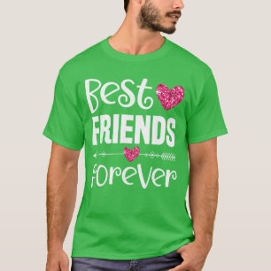 Beste Freunde für immer rosa Herz Familie T-Shirt