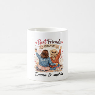 Beste Freunde für immer Süße Freundschaftstasse Kaffeetasse
