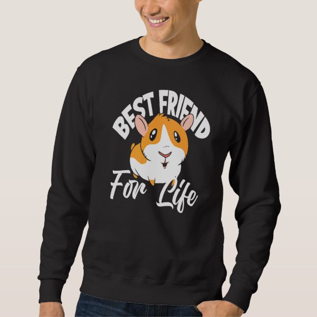Beste Freunde für lebenslange Guinea Schweine Nied Sweatshirt (Vorderseite)