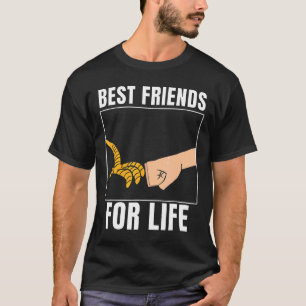 Beste Freunde fürs Leben Hühner Faustschlag T-Shirt