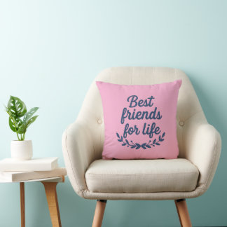 Beste Freunde fürs Leben Zierkissen