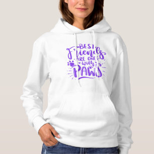 Beste Freunde haben Pfoten Hoodie