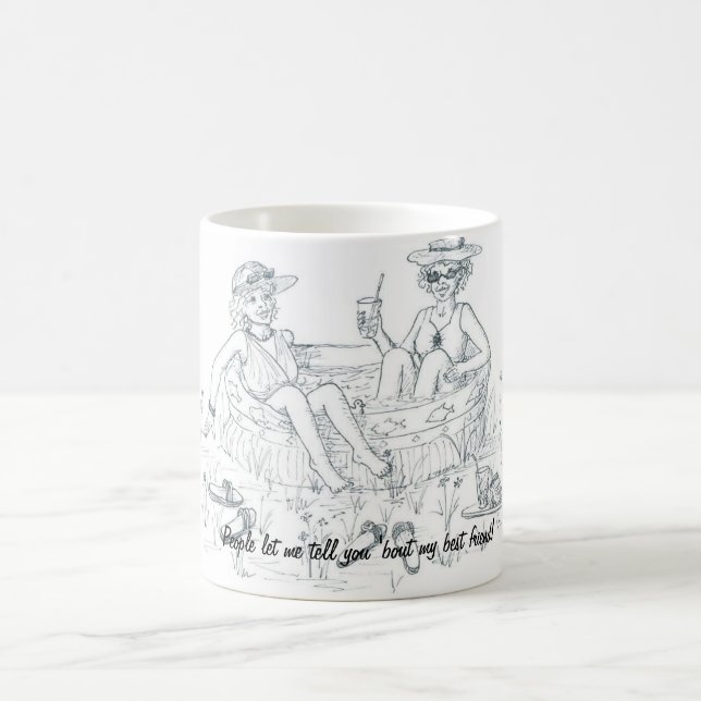 Beste Freunde Kaffeetasse (Mittel)