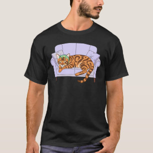 Beste Freunde Katze und Gecko T-Shirt