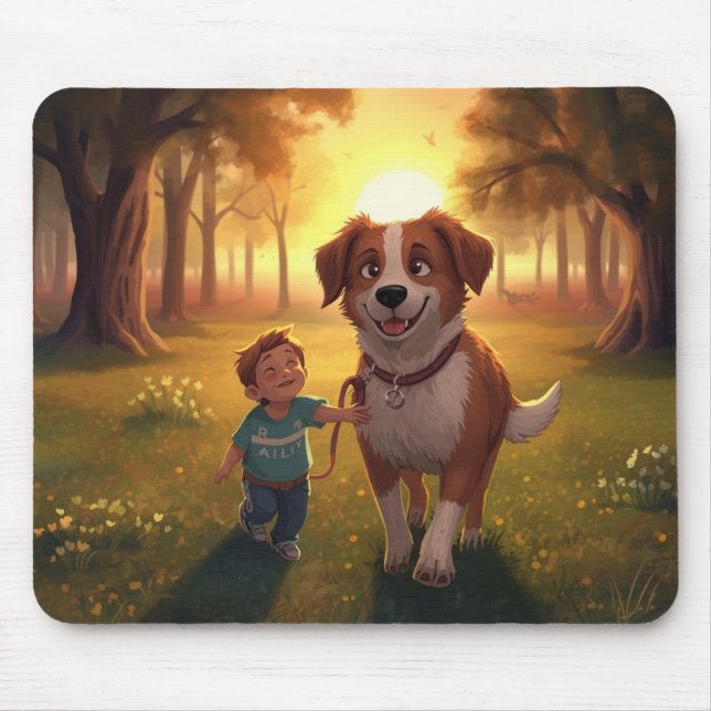 Beste Freunde Mousepad (Vorne)