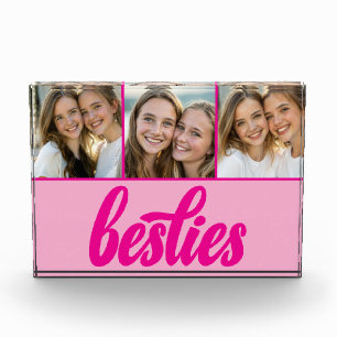 Beste Freunde Skriptgeschenk für Freunde FotoColla Fotoblock