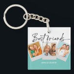 BESTE FREUNDIN 3 Fotos Custom Bestie Best Friends  Schlüsselanhänger<br><div class="desc">BESTE FREUNDIN 3 Fotos Custom Bestie Best Friends Forever</div>